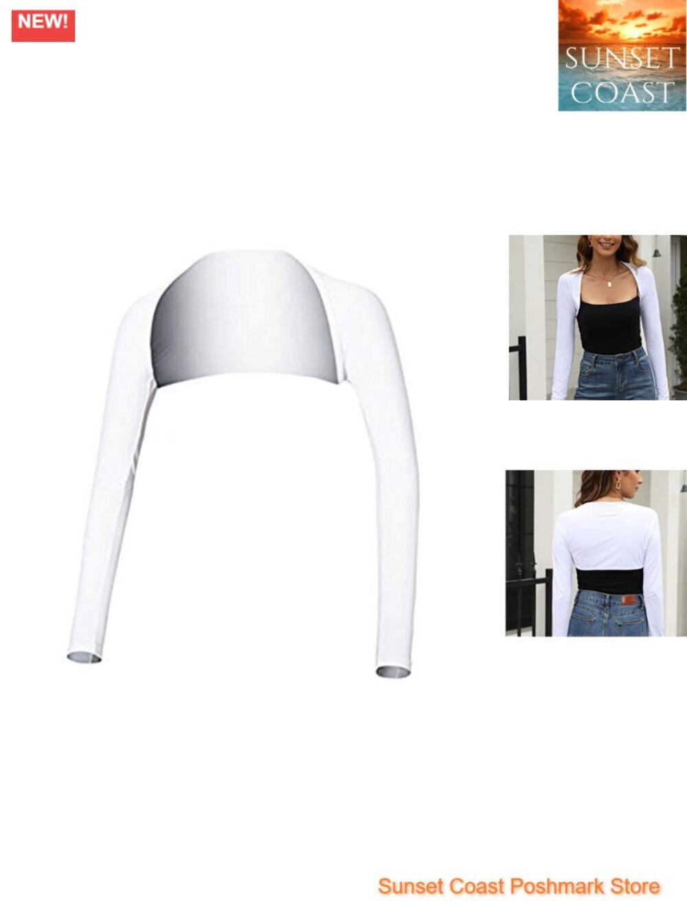 UV Protection Sun Shawl Arm Sleeves – Breathable Cool Nylon Spandex for Women